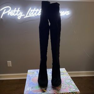 Steve Madden Suede Over The Knee Boots